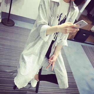 Collared Long-sleeve Light Jacket