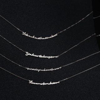 Lettering Necklace
