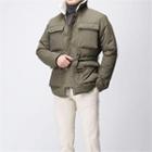 Sherpa-fleece Lined Padded Jacket With Belt