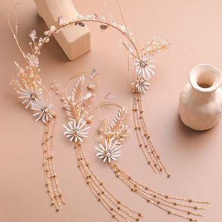 Wedding Head Piece / Earring / Set