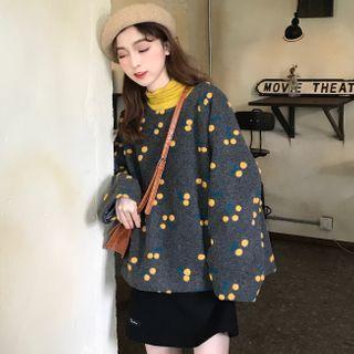 Embroidered Single-breasted Jacket / Midi A-line Skirt
