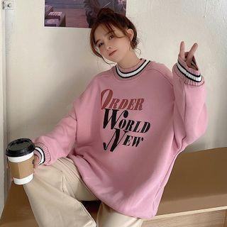 Semi High-neck Panel Pullover