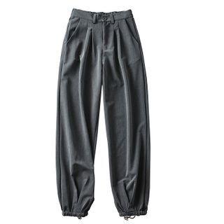 Drawcord-hem Dress Pants