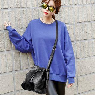 Bucket Bag With Pom Pom