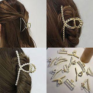 Faux Pearl / Alloy Hair Clamp (various Designs)