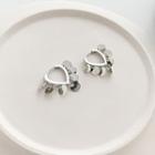 Mini Disc Hoop Earring