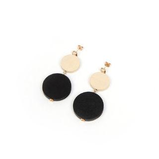 Wood Drop Earring