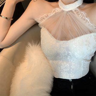 Suspender Halter Tank Top Top - One Size