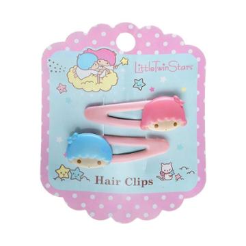 Daniel & Co. - Sanrio Little Twin Stars Mascot Hair Clip 2-piece Set 1 Pc