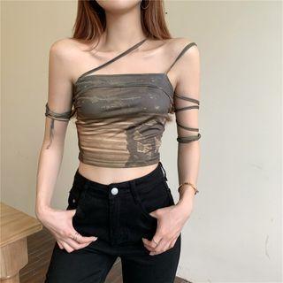 Print Slim-fit Camisole Top As Figure - One Size