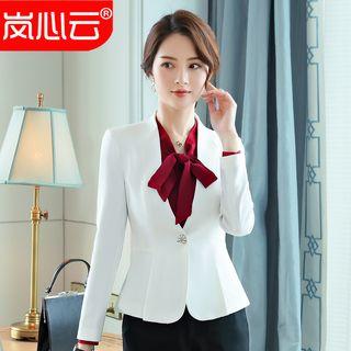 Blazer / Dress Pants / Tie-neck Blouse / Set