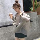 Long-sleeve Shirt / Tank Top / Wide-leg Shorts