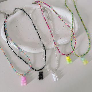 Bear Bead Necklace