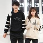Couple Matching Lettering Thick Hoodie