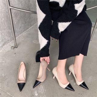 Two-tone High Heel Pumps