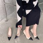 Two-tone High Heel Pumps