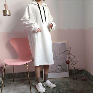 Plain Loose-fit Pullover Dress