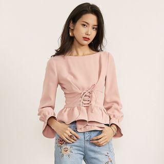 Corset Waist Blouse