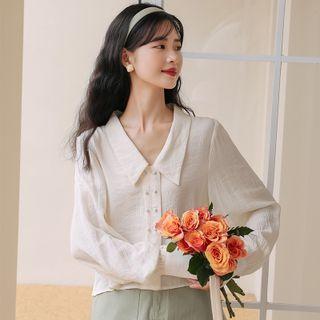 Double Breasted Shirt Almond - One Size
