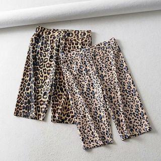 Leopard-print Sport Shorts