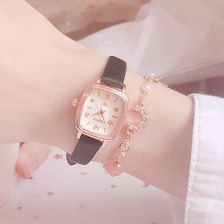 Set: Strap Square Watch + Bracelet