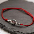 Moonstone Red String Bracelet / Anklet