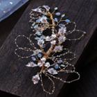 Wedding Faux Crystal Branches Hair Clip As Shown In Figure - One Size