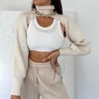 Turtleneck Shrug Top