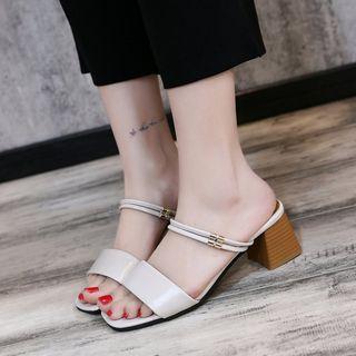 Two-way Block Heel Sandals