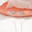 Butterfly Ear Cuff Drop Earring
