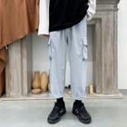 Loose Cargo Ankle Pants