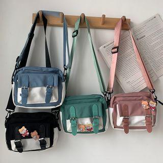 Belted Diagonal Crossbody Bag