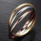 Layered Stainless Steel Bangle