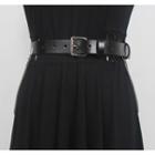 Chain Plain Belt Black - One Size