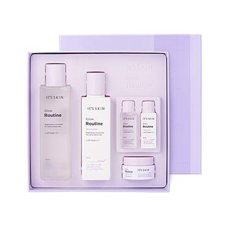 Its Skin - Glow Routine Special Set: Peelight Toner 200ml + 22ml + Moisturizer 150ml + 22ml + Bright Cream 18ml 5pcs