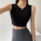 Stretched Crop Tank Top