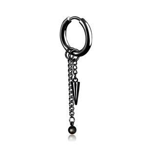 Stainless Steel Chained Dangle Earring