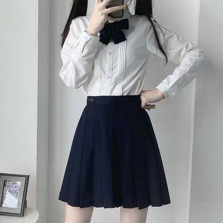 Plain Shirt / Mini Skirt / Bow Tie / Set (various Designs)