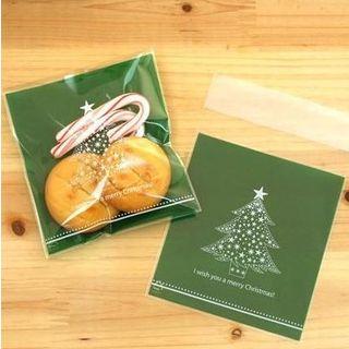 Xmas Tree Print Bakery Packing Bag