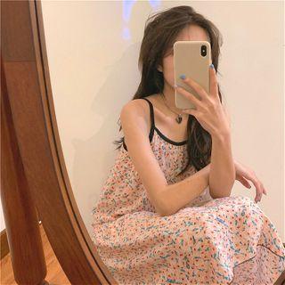 Floral Sleeveless Dress / Light Cover Up