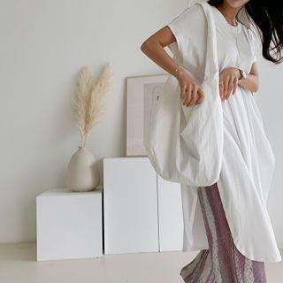 Round-hem T-shirt Dress