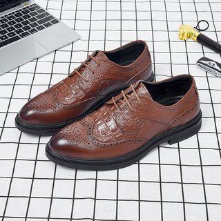 Cros Grain Lace-up Brogue Shoes