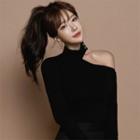 Mock Neck Cutout Long-sleeve Mini Sheath Dress