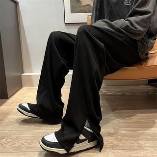 Loose Fit Slit Pants