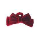 Bow Hair Tie Red - One Size