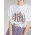 Castle Embroidered Short-sleeve T-shirt