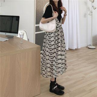 Short Sleeve Top / Floral Print Slipdress