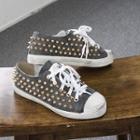 Studded Distressed Sneakers
