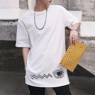 Eye Print Short-sleeve T-shirt