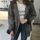 Plaid Blazer / Double Breasted Coat
